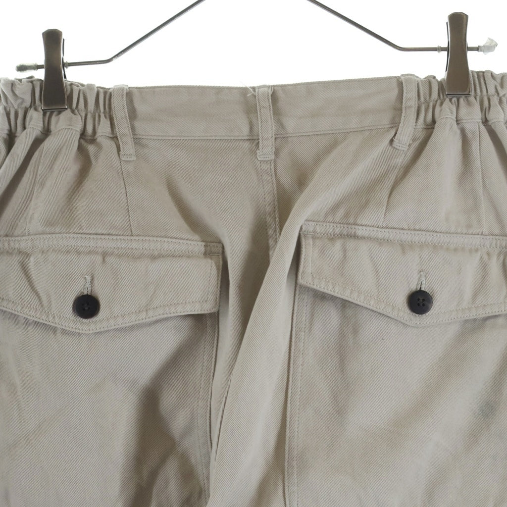 VISVIM(ヴィスヴィム) 26SS CAROLL PANT 変形ポケット キャロルパンツ コットンイージーパンツ アイボリー 0126105008011