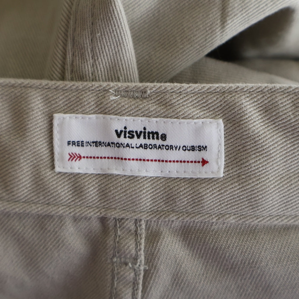 VISVIM(ヴィスヴィム) 26SS CAROLL PANT 変形ポケット キャロルパンツ コットンイージーパンツ アイボリー 0126105008011