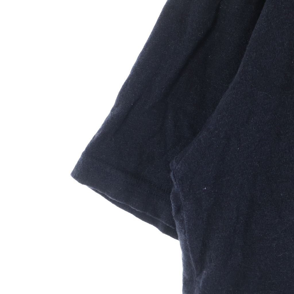 VISVIM(ヴィスヴィム) 25AW JUMBO TEE S/S REPUBLIC ジャンボ リパブリック フロントプリントTシャツ 半袖クルーネックカットソー ブラック 0125205010024