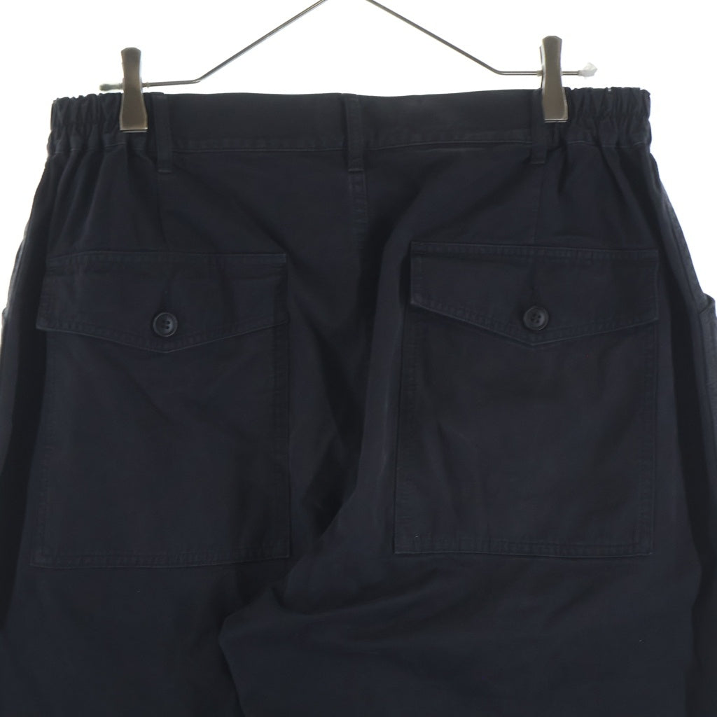 VISVIM(ヴィスヴィム) 25AW CAROLL PANT 変形ポケット キャロルパンツ コットンイージーパンツ ブラック 0125205008008