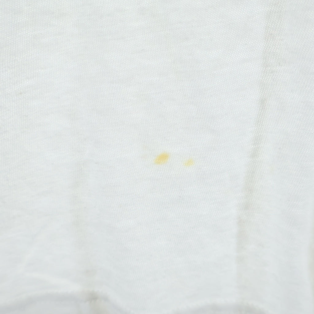 VISVIM(ヴィスヴィム) 25SS MOTORS CLUB JUMBO TEE S/S モータークラブ ジャンボ フロントプリントTシャツ 半袖クルーネックカットソー ホワイト 0125405010002