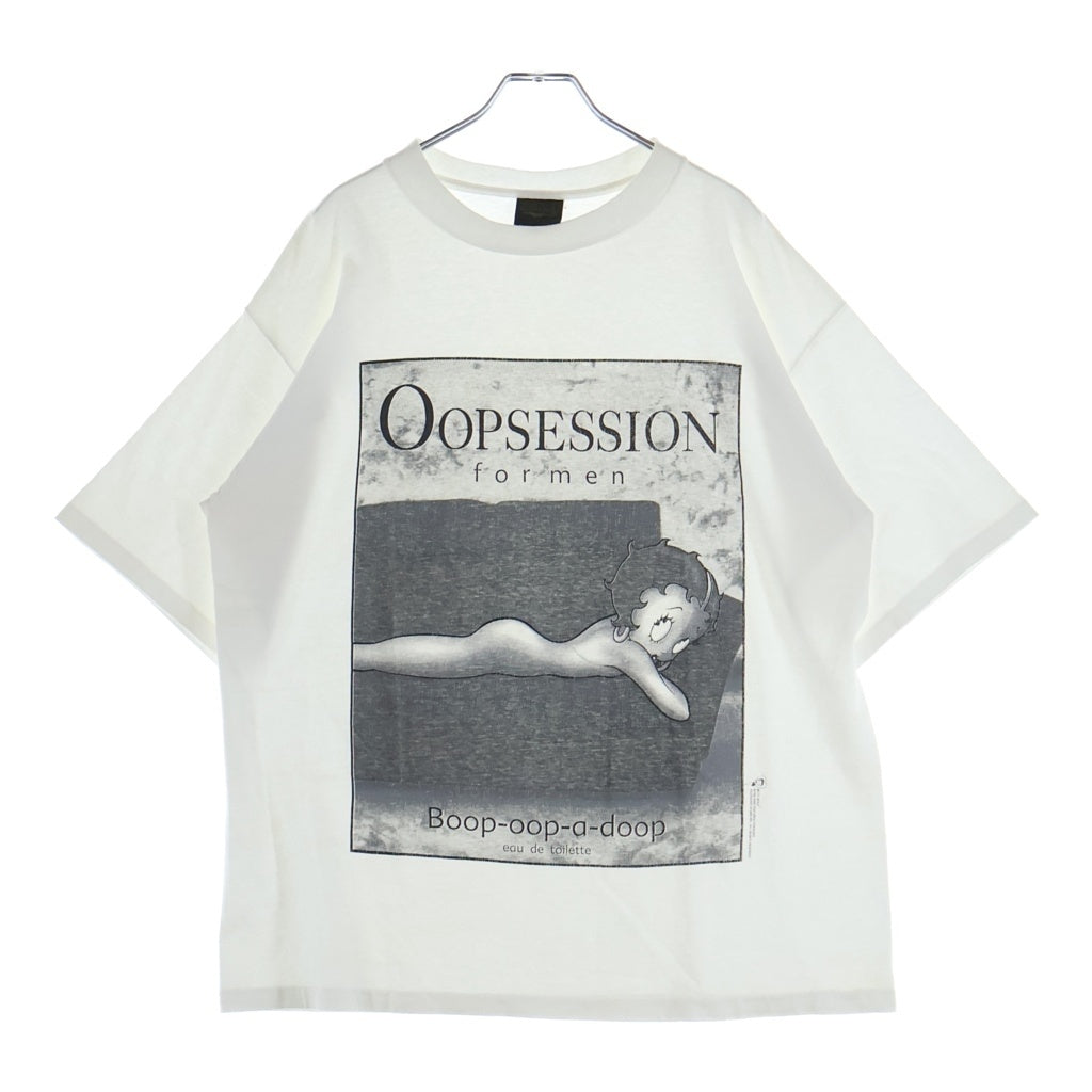 VINTAGE(ヴィンテージ) 90S VINTAGE BETTY BOOP OOPSESSION FOR MEN OOP DOOP CK PARODY CHANGES ヴィンテージ ベティブープ ウプセッション フォーメン CKパロディー 半袖Tシャツ