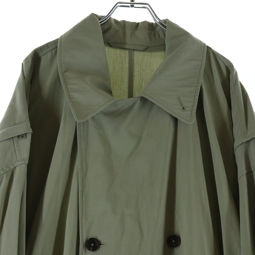YOKE(ヨーク) 21SS DETACHABLE SLEEVES 11XL TRENCH COAT デタッチャブルスリーブ 11XL トレンチコート レディース カーキ YK21SS0198C