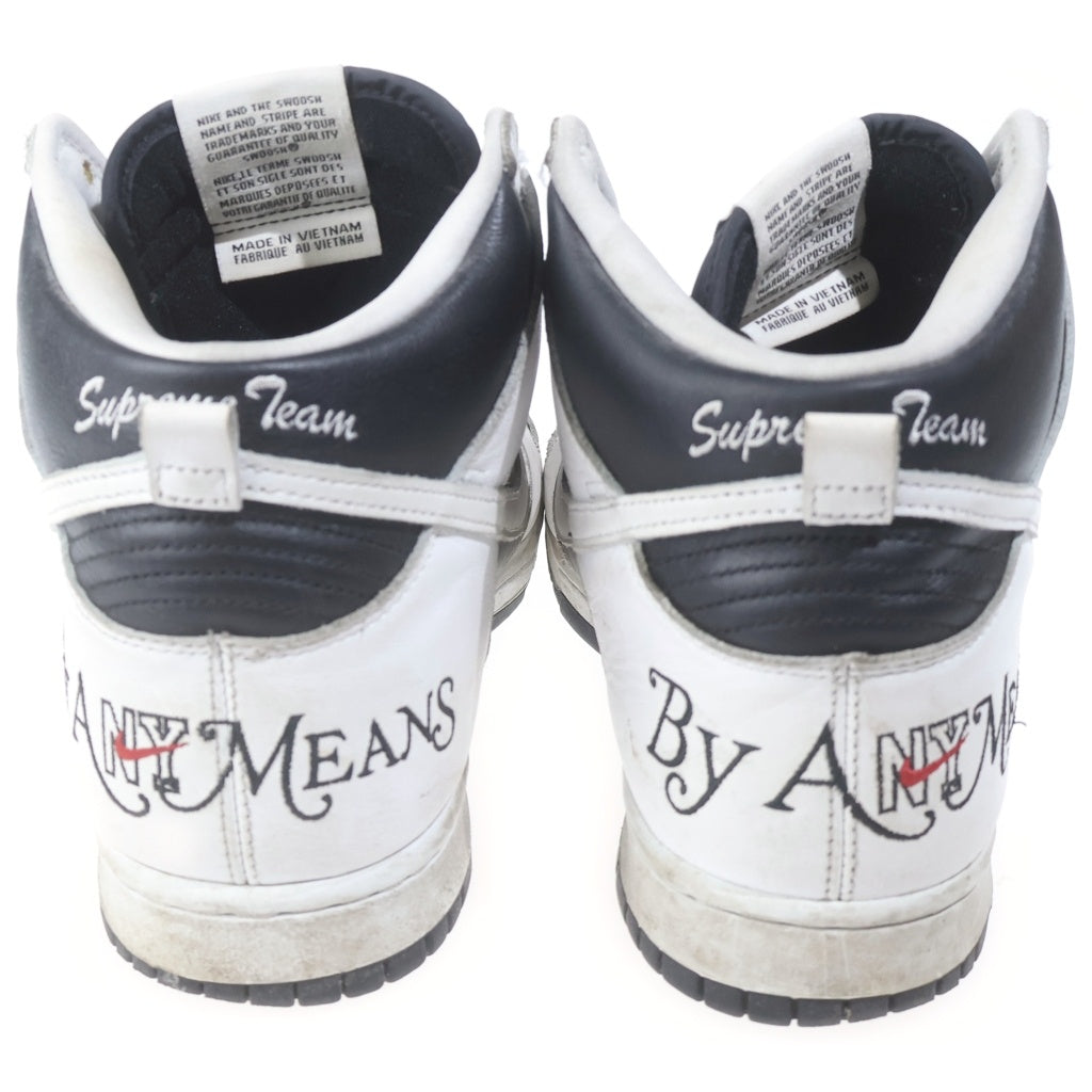 NIKE(ナイキ) ×SUPREME NIKE SB DUNK HIGH BY ANY MEANS シュプリーム ダンク バイ エニー ミーンズ ハイカットスニーカー ブラック/ホワイト US11/29cm DN3741-002