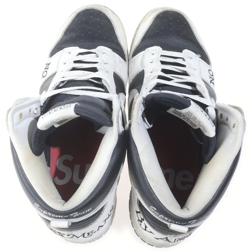 NIKE(ナイキ) ×SUPREME NIKE SB DUNK HIGH BY ANY MEANS シュプリーム ダンク バイ エニー ミーンズ ハイカットスニーカー ブラック/ホワイト US11/29cm DN3741-002