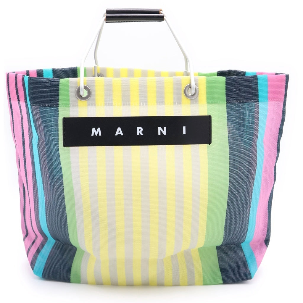 MARNI(マルニ) MARNI MARKET マルニマーケット ストライプ ショッピング トートバッグ マルチカラー SHMHR08A00 レディース