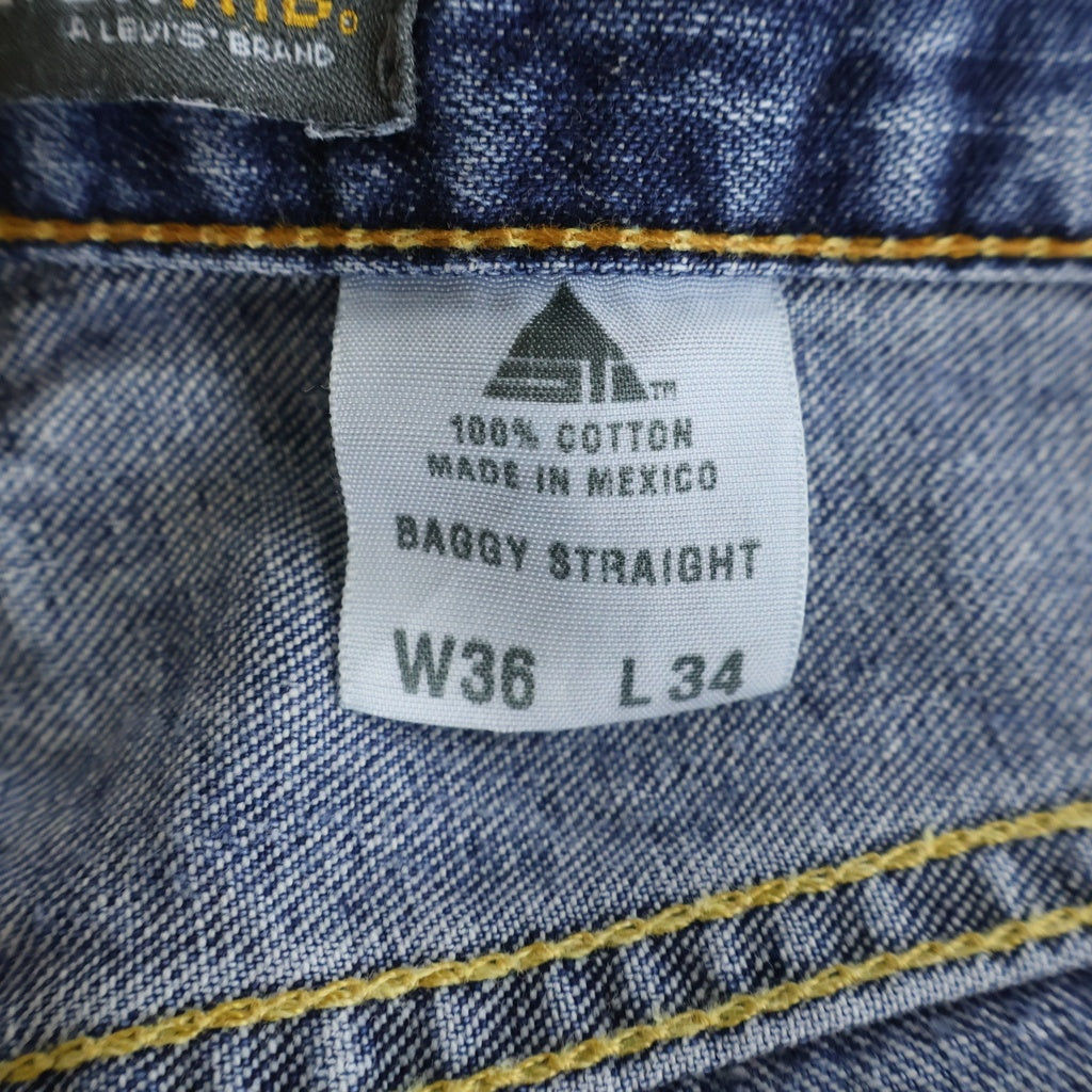 Levi's(リーバイス) 00S SILVER TAB BAGGY STRAIGHT シルバータブ メキシコ製 バギーストレート ジップフライ デニムパンツ インディゴ