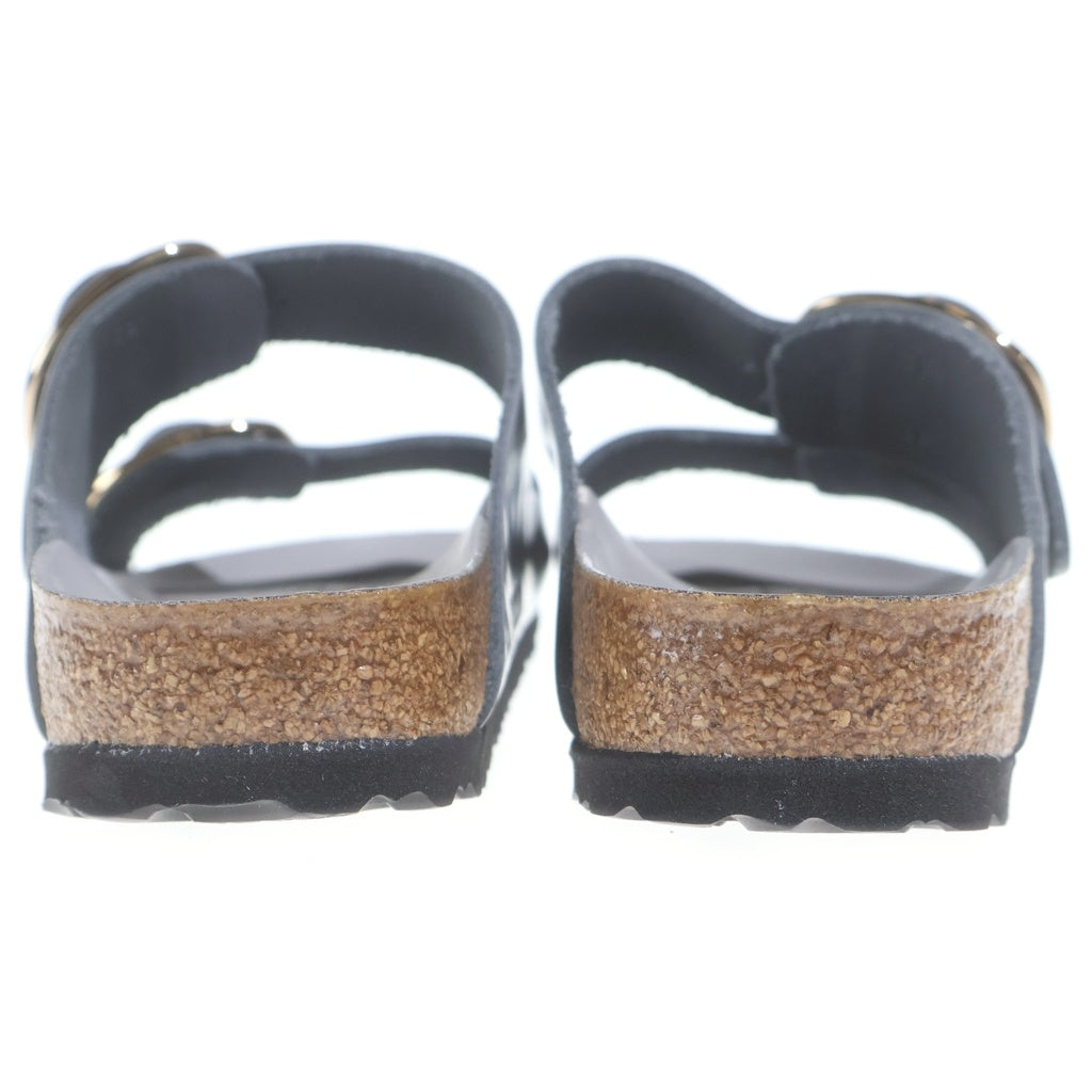 BIRKENSTOCK(ビルケンシュトック) ARIZONA BIG BUCKLE HEX アリゾナビックバックル 金具ゴールド レディース サンダル グレー 1029391
