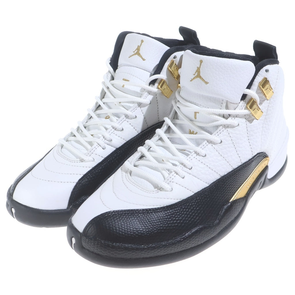 NIKE(ナイキ) AIR JORDAN 12 ROYALTY エアジョーダン12 ロイヤリティ ハイカットスニーカー US7/25cm ホワイト/ブラック CT8013-170 レディース