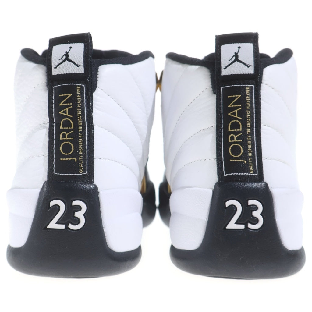 NIKE(ナイキ) AIR JORDAN 12 ROYALTY エアジョーダン12 ロイヤリティ ハイカットスニーカー US7/25cm ホワイト/ブラック CT8013-170 レディース