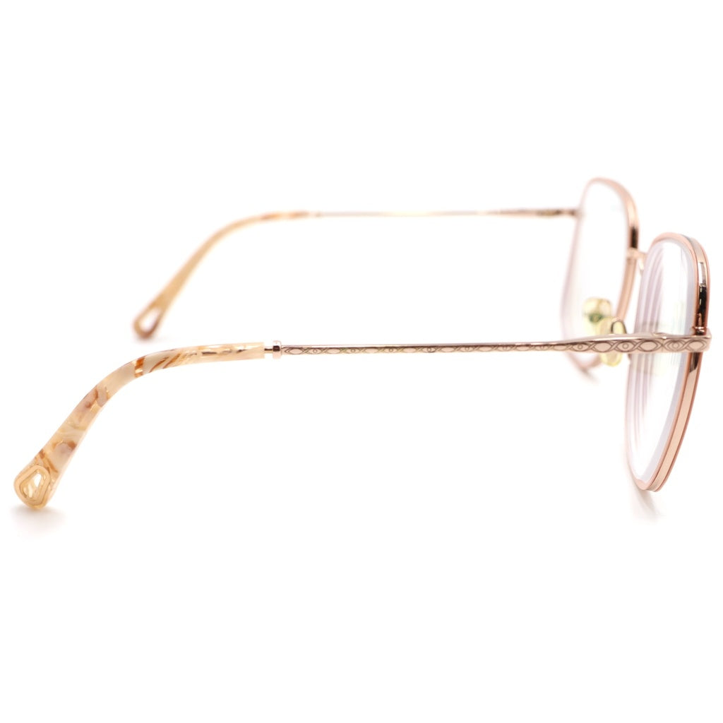 Chloe(クロエ) ウェリントン ジオメトリックフレーム 眼鏡 レディース ピンク CE2162 884