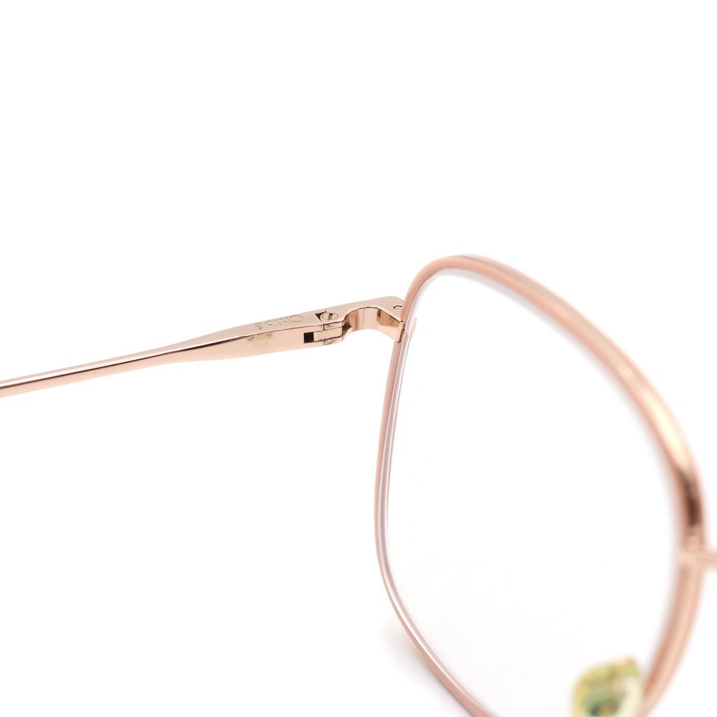 Chloe(クロエ) ウェリントン ジオメトリックフレーム 眼鏡 レディース ピンク CE2162 884
