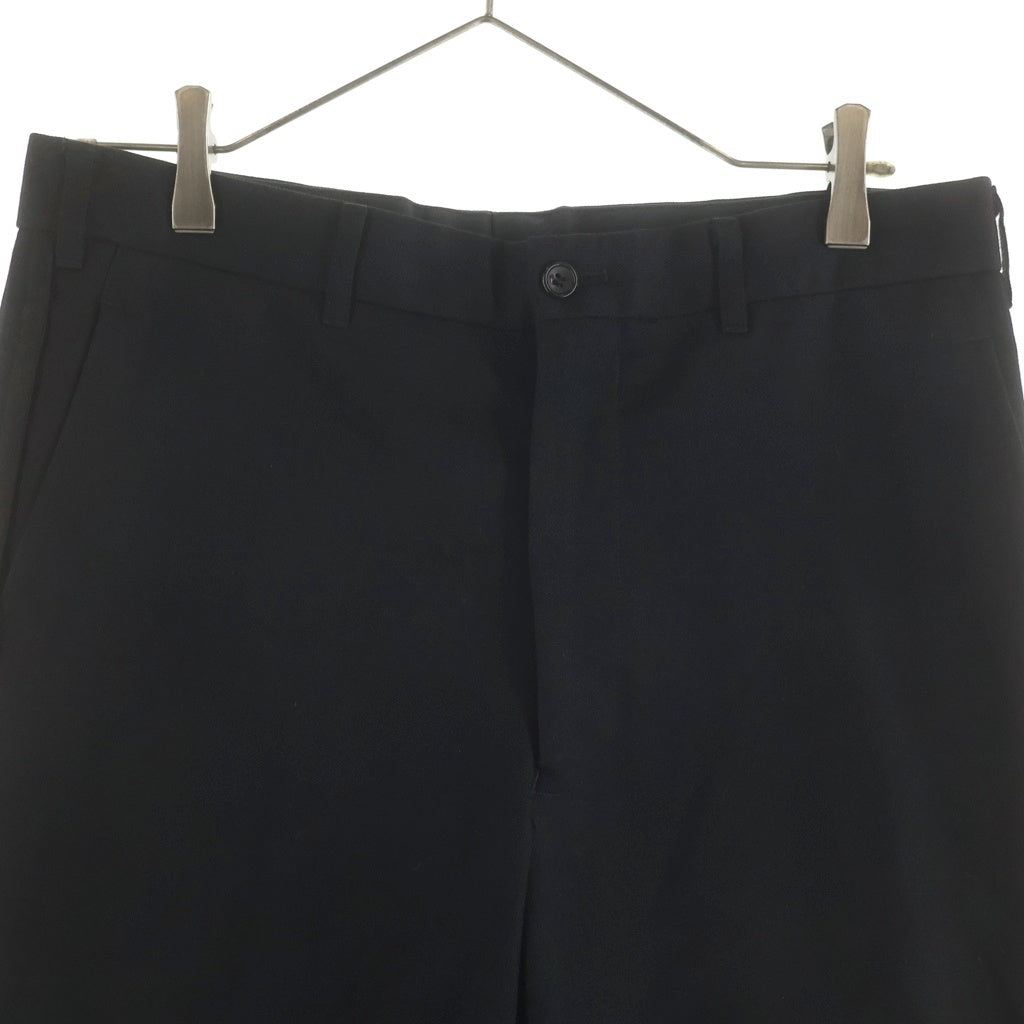 COMME des GARCONS SHIRT(コムデギャルソンシャツ) 04SS ポリレーヨン セットアップ シングルテーラードジャケット テーパードスラックスパンツ ブラック S12091/S12093
