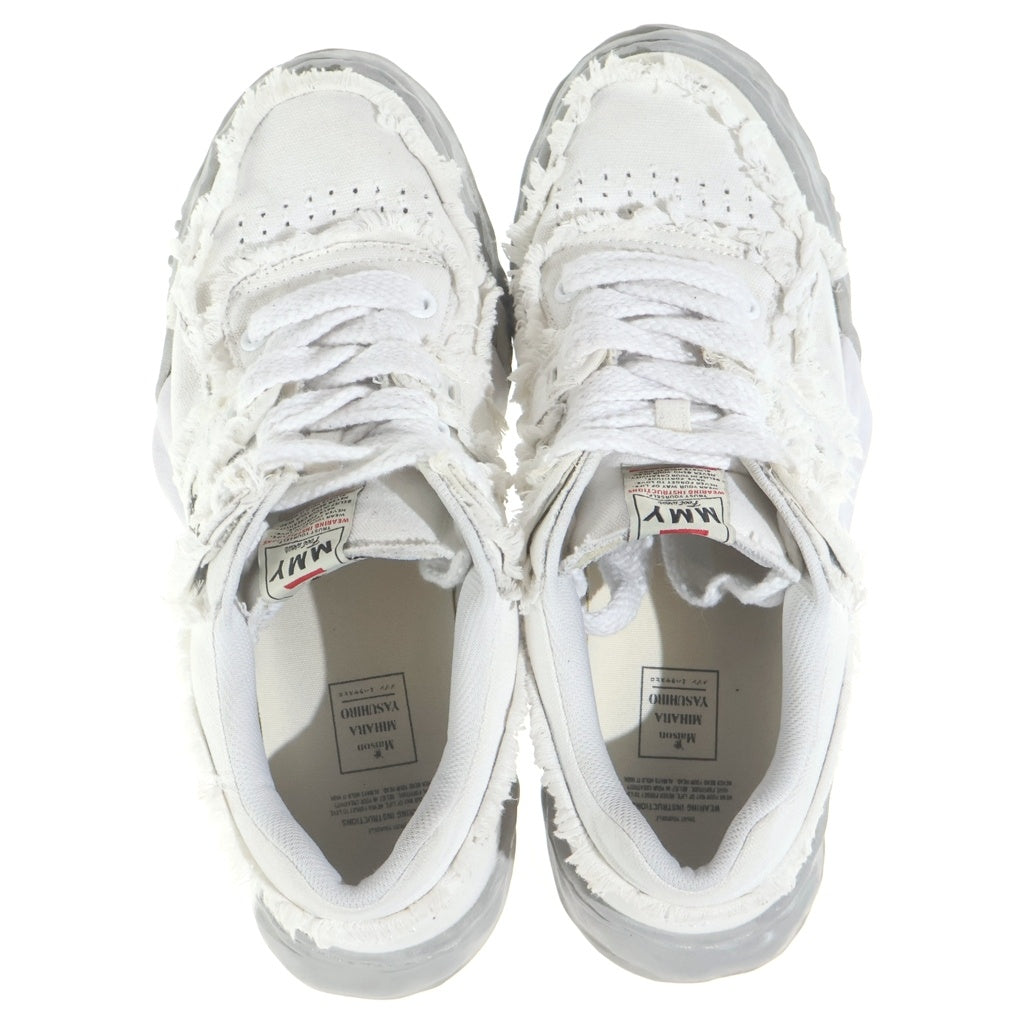 MAISON MIHARAYASUHIRO(メゾンミハラヤスヒロ) PARKER ORIGINAL SOLE LEATHER LOW TOP SNEAKERS パーカー オリジナル レザー ローカットスニーカー ホワイト A10FW708