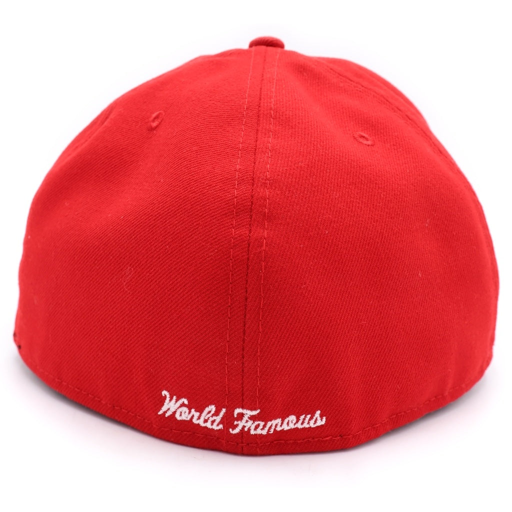 SUPREME(シュプリーム) 13AW ×NEW ERA Gore-tex Box Logo Cap ニューエラ ゴアテックス ボックスロゴ 6パネル ベースボールキャップ 帽子 レッド