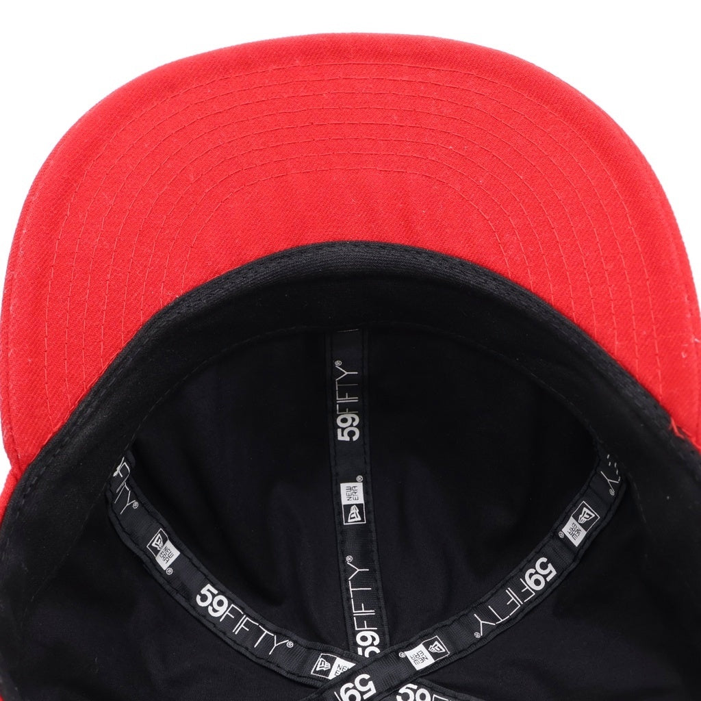 SUPREME(シュプリーム) 13AW ×NEW ERA Gore-tex Box Logo Cap ニューエラ ゴアテックス ボックスロゴ 6パネル ベースボールキャップ 帽子 レッド