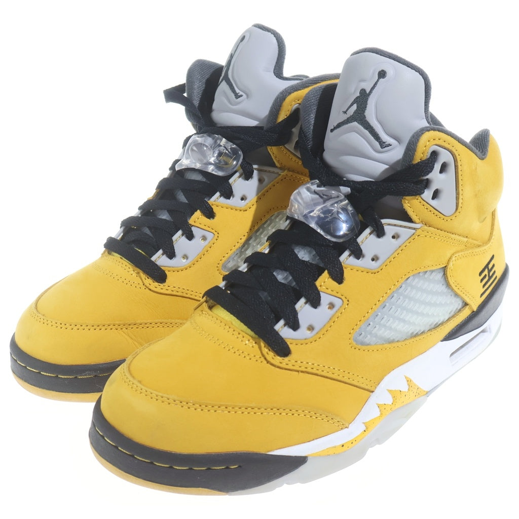 NIKE(ナイキ) AIR JORDAN 5 RETRO TOKYO 23 エアジョーダン5 レトロ 東京23 ハイカットスニーカー イエロー US7/25cm IO3372-700 レディース