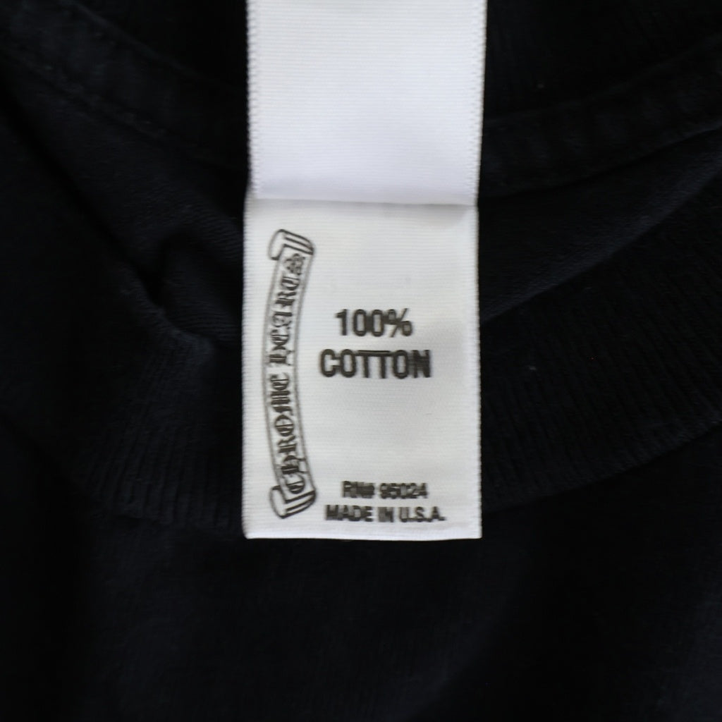 CHROME HEARTS(クロムハーツ) CH T-SHIRT TIRE TRACK トリプルクロス バックタイヤトラックライン クルーネック 半袖Tシャツ カットソー ブラック