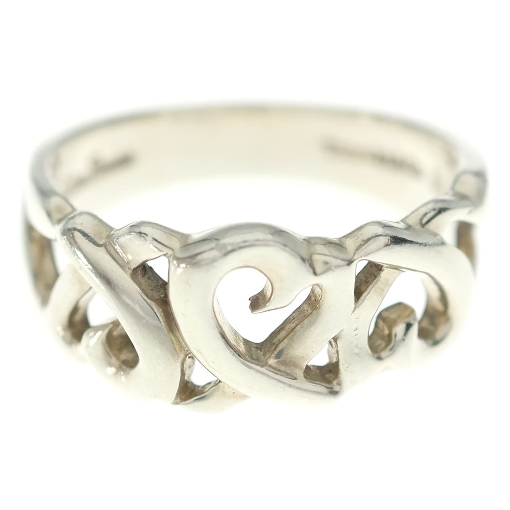 TIFFANY & Co.(ティファニー) PALOMA PICASSO TRIPLE LOVING HEART RING パロマ ピカソ トリプル ラビング ハート リング シルバー