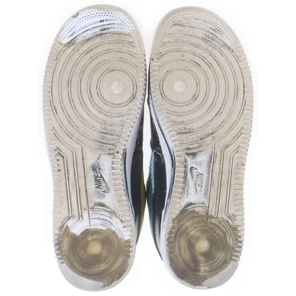 NIKE(ナイキ) ×PEACEMINUSONE AIR FORCE 1 07 ピースマイナスワン パノライズ エアフォース1 ローカットスニーカー US9/27cm ブラック AQ3692‐004