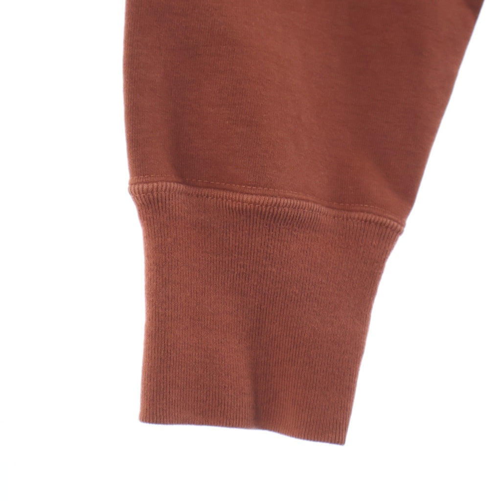 AURALEE(オーラリー) 18AW SUPER MILLED SWEAT P/O スーパーミルド クルーネック スウェットトレーナー オレンジ A8APO1SM
