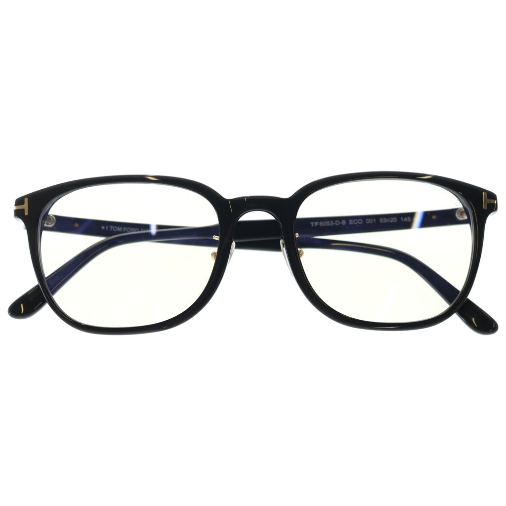 TOM FORD トムフォード TF6053-D-B アジアンフィット ウェリントンフレーム クリアレンズ サングラス メガネ ブラック TOM FORD(トムフォード) TF6053-D-B アジアンフィット ウェリントン