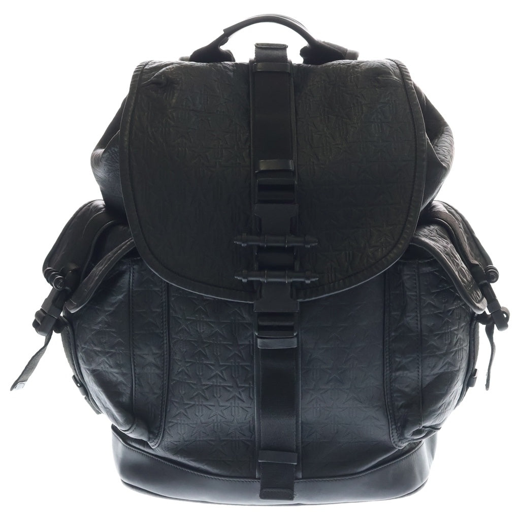 GIVENCHY(ジバンシィ) OBSEDIA オブセディア スターエンボス総柄 レザー リュックサック バックパック ブラック
