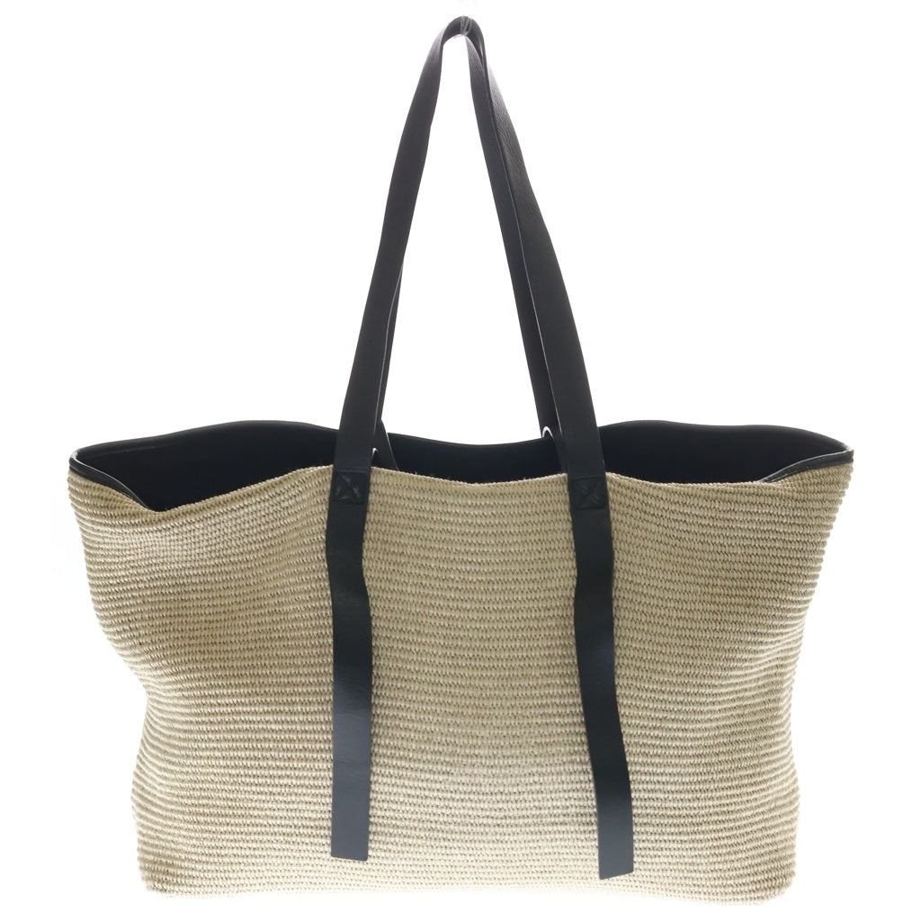 OFF-WHITE(オフホワイト) 20AW Commercial Tote Bag コマーシャル ストロー ロゴプリント ハンド トートバッグ ベージュ OWNA094S20FAB0016110 レディース