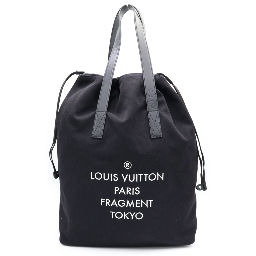 LOUIS VUITTON(ルイヴィトン) ×fragment design フラグメントデザイン カバ ライト キャンバス トートバッグ ブラック M43415 FO1187 レディース