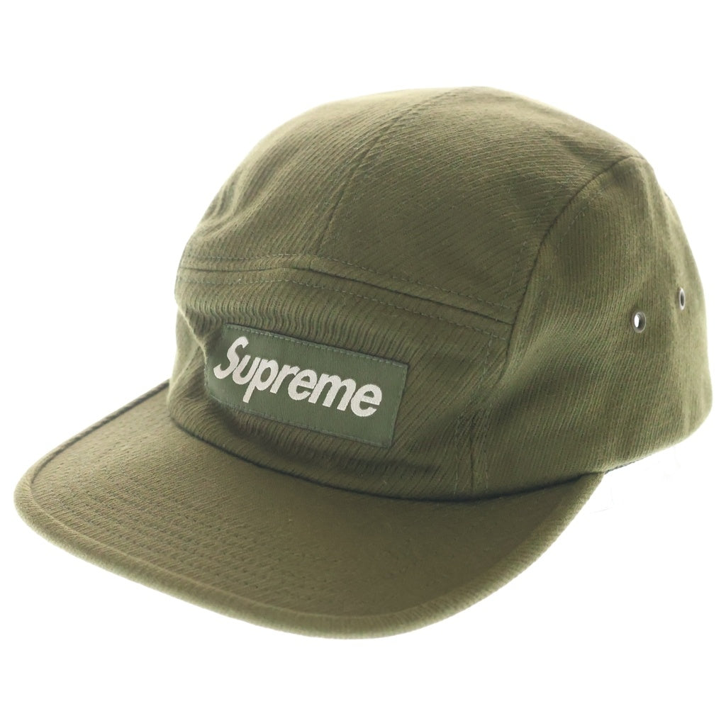 SUPREME(シュプリーム) 16AW Cavalry Twill Camp Cap キャバリーツイル ボックスロゴ キャンプキャップ 帽子 カーキ