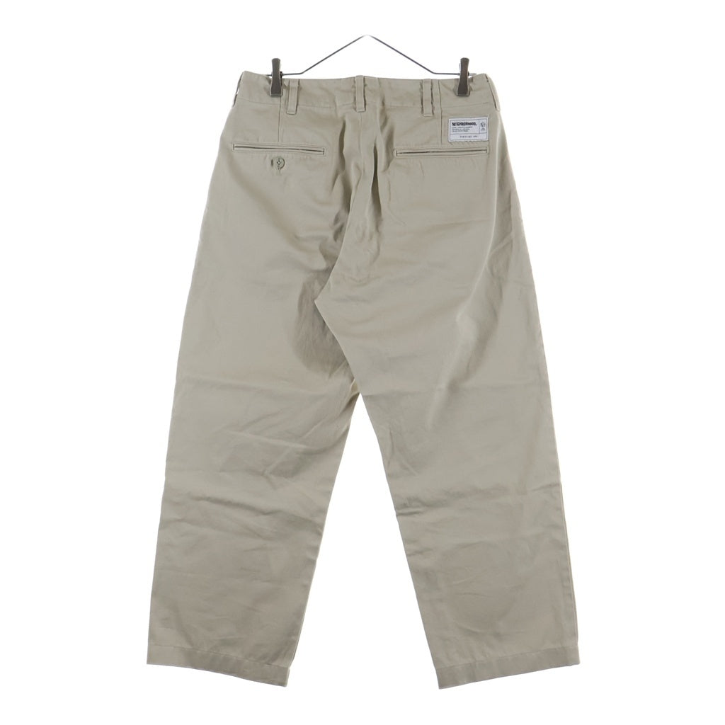 NEIGHBORHOOD(ネイバーフッド) 26SS CLASSIC CHINO PANTS クラシックチノパンツ ジップフライストレートパンツ ベージュ 261AQNH-PTM01