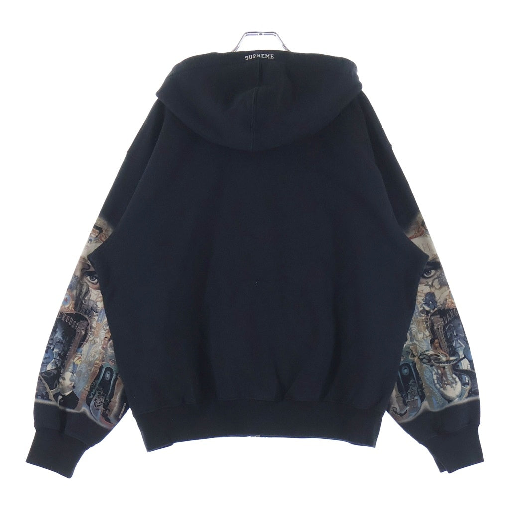 SUPREME(シュプリーム) 25AW Michael Jackson Dangerous Zip Up Hooded Sweatshirt Black マイケルジャクソン デンジャラス アームプリント ジップアップスウェットパーカー フーディー