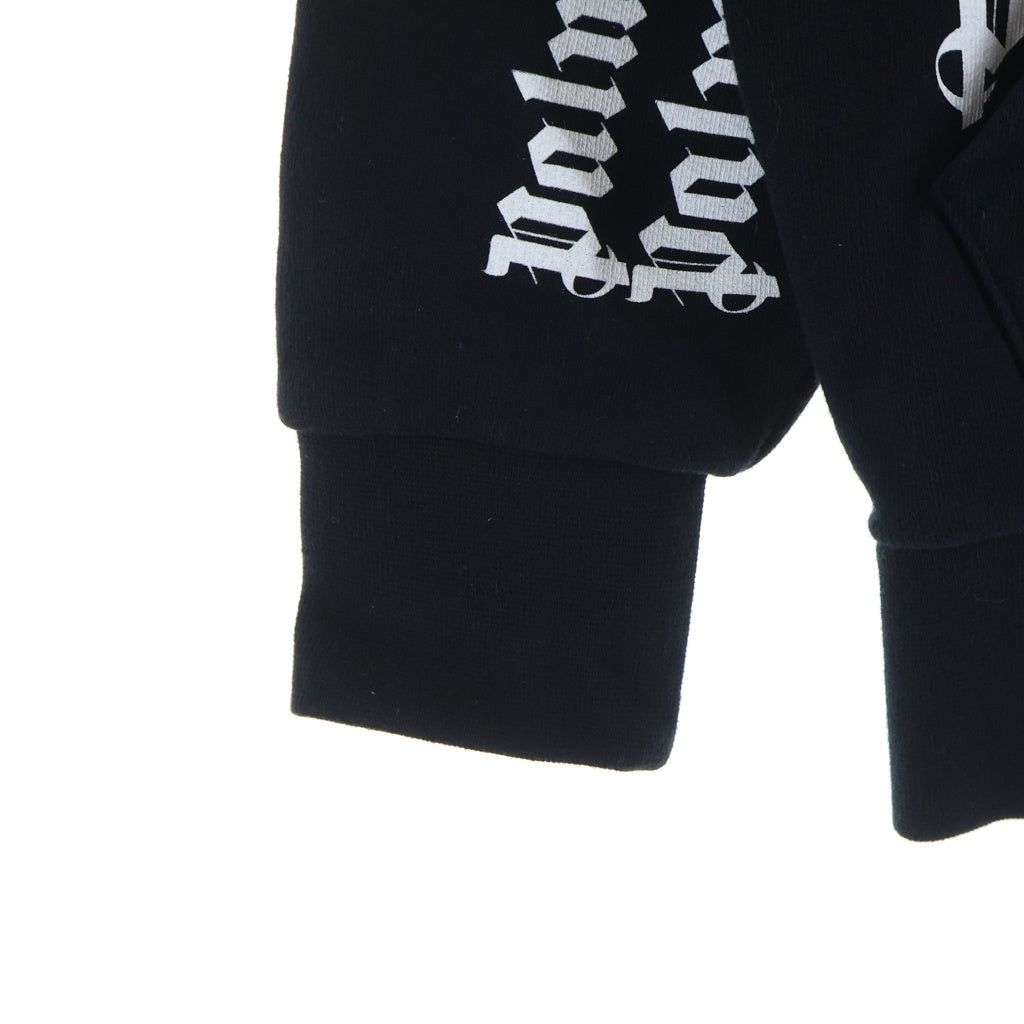 Palm Angels(パームエンジェルス) ULTRA LOGO HOODIE ウルトラ フロントポケット ロゴプリント フーディー パーカー ブラック PMBB036C99FLE002