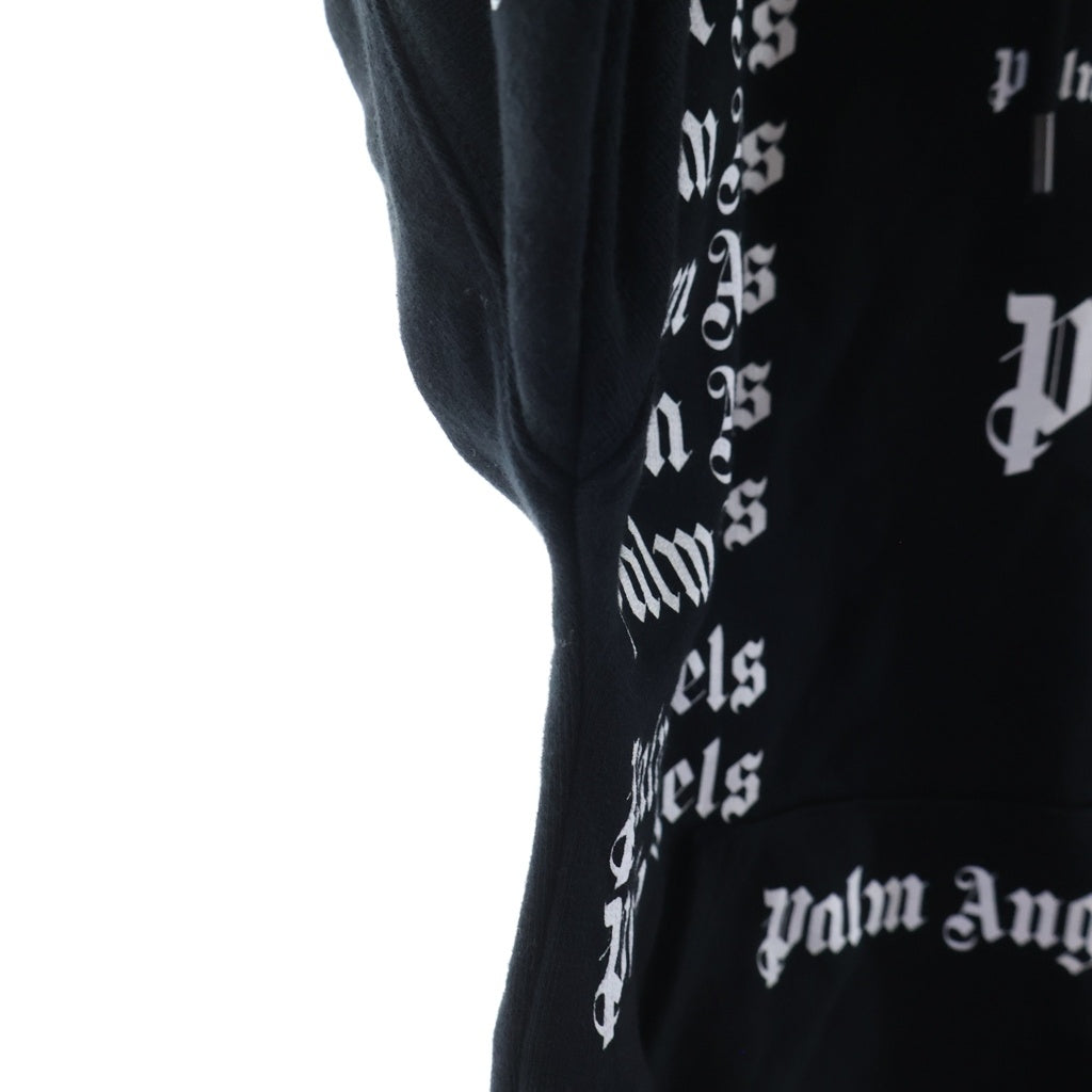 Palm Angels(パームエンジェルス) ULTRA LOGO HOODIE ウルトラ フロントポケット ロゴプリント フーディー パーカー ブラック PMBB036C99FLE002