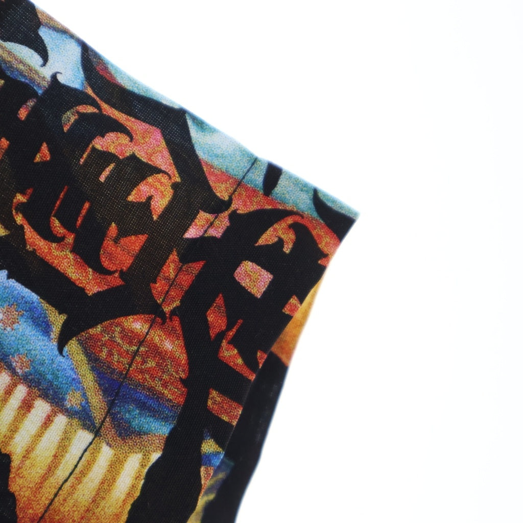 WACKO MARIA(ワコマリア) 21SS ×BUDSPOOL HAWAIIAN SHIRT バッズプール 舐達磨 木目ボタン ハワイアン半袖シャツ ブラック