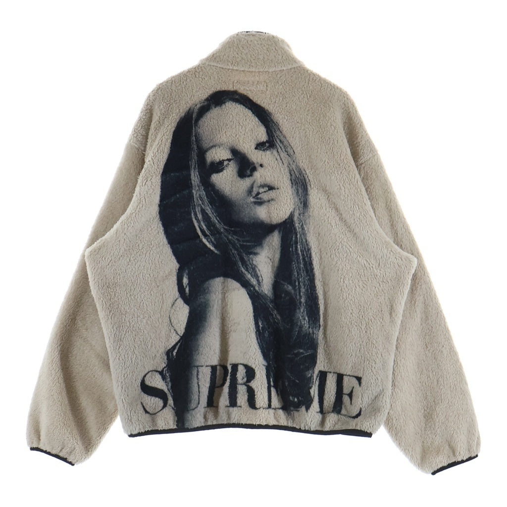 SUPREME(シュプリーム) 24AW Kate Moss Fleece Jacket ケイトモス ジップアップフリースジャケット ホワイト