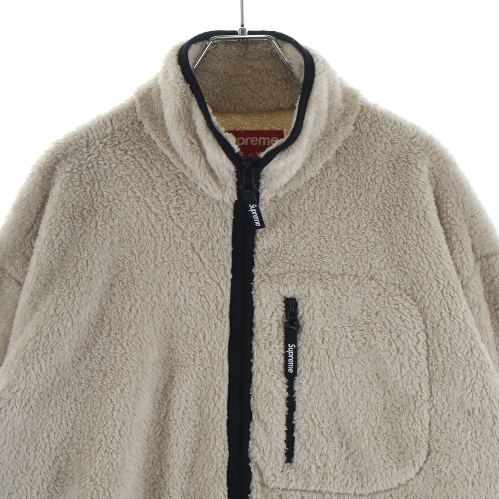 SUPREME(シュプリーム) 24AW Kate Moss Fleece Jacket ケイトモス ジップアップフリースジャケット ホワイト