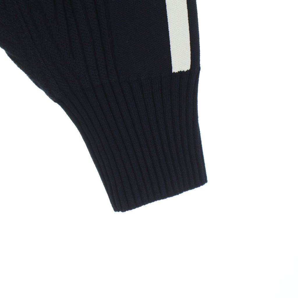 Y-3(ワイスリー) 20SS U TECH KNIT CARDIGAN バックロゴ刺繍 テック ニット カーディガン ブラック FJ0380