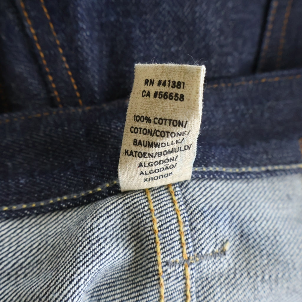 RRL(ダブルアールエル) 1936 BUCKLE BACK DENIM PANT USA製 バックルバック デニムパンツ ジーンズ インディゴ R41RB01