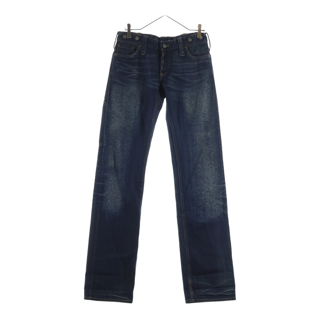 RRL(ダブルアールエル) BUCKLE BACK DENIM PANT USA製 サスペンダーボタン付き バックルバック デニムパンツ ジーンズ インディゴ