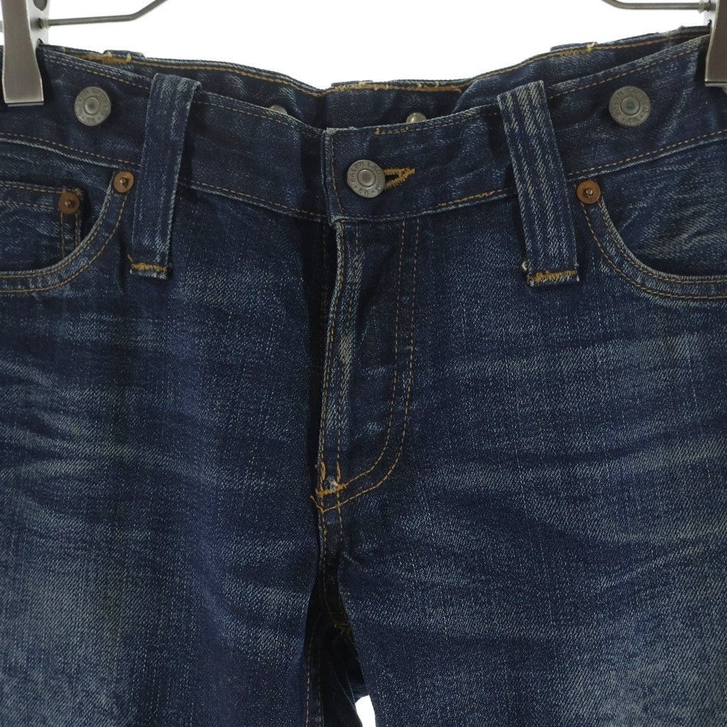 RRL(ダブルアールエル) BUCKLE BACK DENIM PANT USA製 サスペンダーボタン付き バックルバック デニムパンツ ジーンズ インディゴ