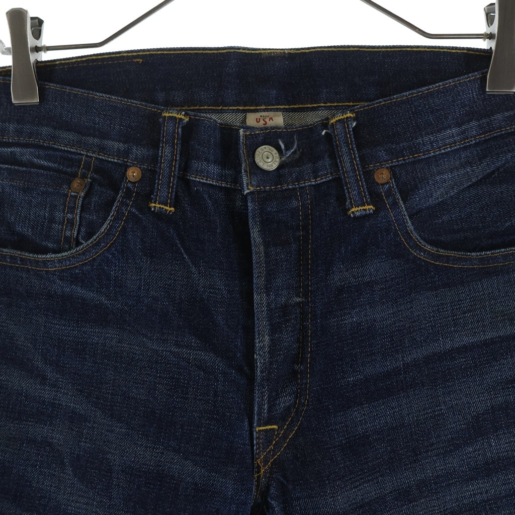 RRL(ダブルアールエル) SLIM STRAIGHT HELM WASH DENIM USA製 スリムストレート デニムパンツ ジーンズ インディゴ R144RB02