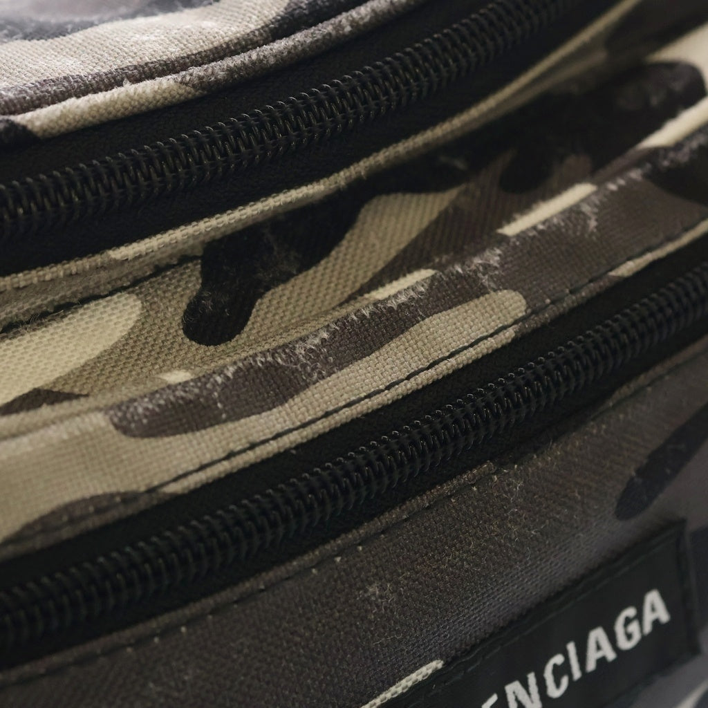 BALENCIAGA(バレンシアガ) EXPLORER エクスプローラー カモフラージュ ベルトバッグ グレー 482389
