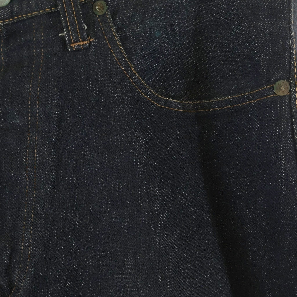 JOE McCOY(ジョーマッコイ) LOT806 STRAIGHT DENIM PANTS ロット806 セルビッチ ボタンフライ ストレートデニム ジーンズ ブラック