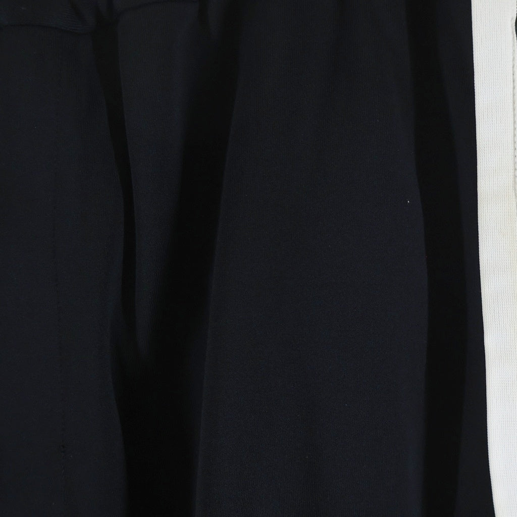 Y-3(ワイスリー) 18AW 3-STRIPES SELVEDGE MATTE TRACK PANTS スリーストライプス セルビッジ マット ドローストリング コットン トラックパンツ ブラック DP0545-1AX001