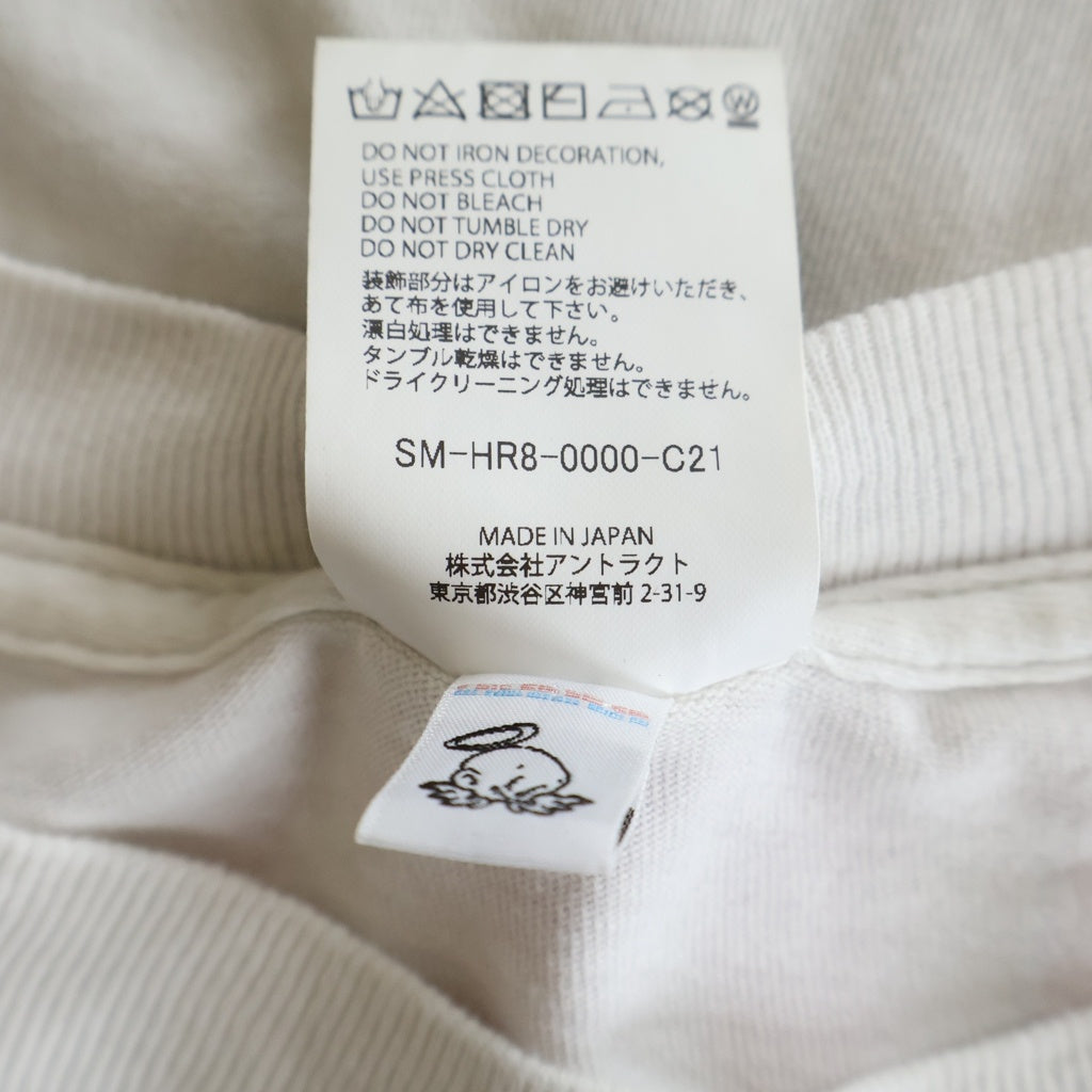 SAINT MICHAEL(セントマイケル) ×SEAN WOTHERSPOON ASTRO SW SS TEE ショーンウェザースプーン アストロ ヴィンテージ加工クルーネック半袖Tシャツ カットソー ホワイト SM-HR8-0000-C21
