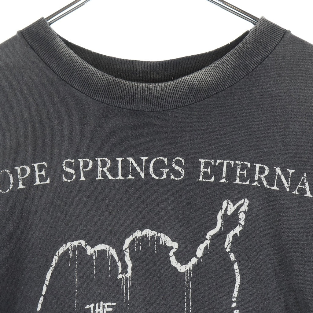 SAINT MICHAEL(セントマイケル) SS TEE HOPE SPRING ホープスプリング ヴィンテージ加工 クルーネック半袖Tシャツ カットソー グレー SM-HR8-0000-006
