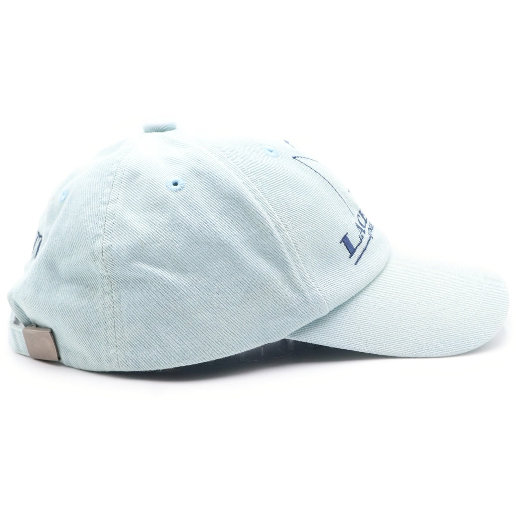 SAINT MICHAEL(セントマイケル) 6PANNEL LACERATING CAP 6パネル キャップ 刺繍デザイン ブルー SM-HR8-0000-078