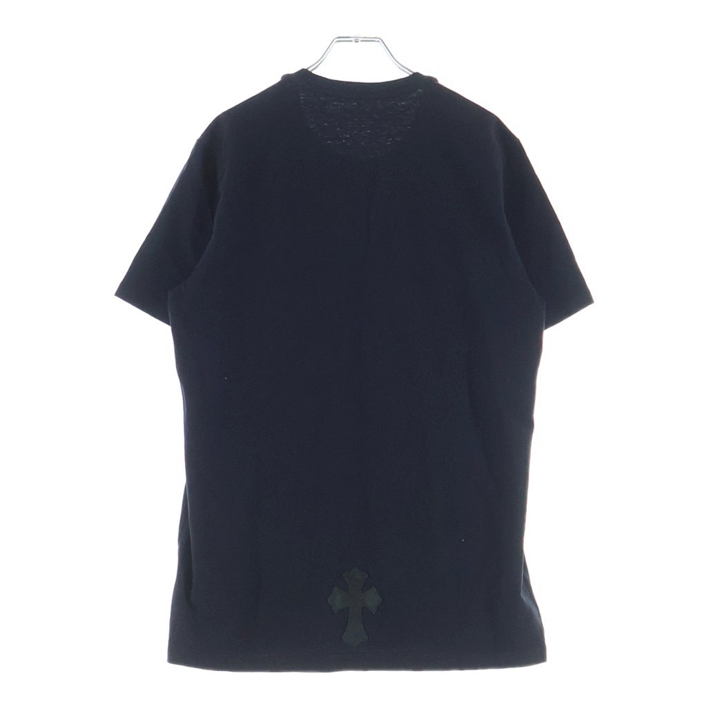CHROME HEARTS(クロムハーツ) OLD CROSS PATCH POCKET TEE クロスパッチ ポケット付き クルーネック半袖Tシャツ ブラック