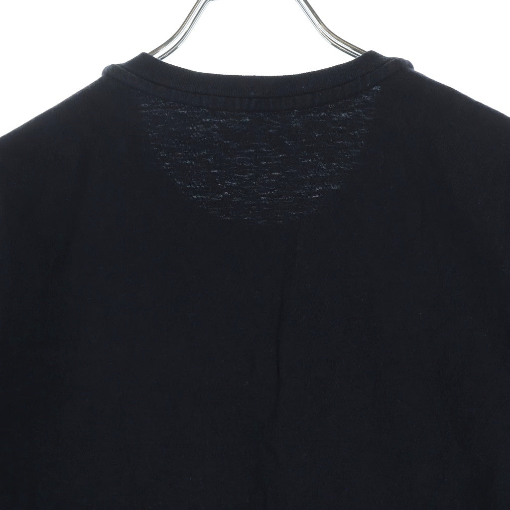 CHROME HEARTS(クロムハーツ) OLD CROSS PATCH POCKET TEE クロスパッチ ポケット付き クルーネック半袖Tシャツ ブラック